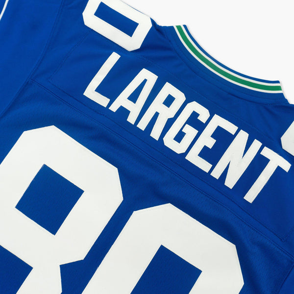 Seattle Seahawks Home Blue Steve Largent Jersey