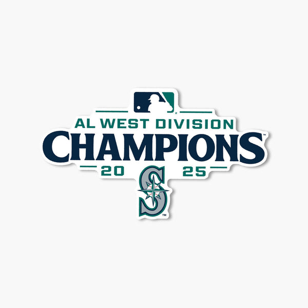 Seattle Mariners AL West Division Champs 2025 4"x4" Decal