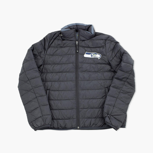 Seattle Seahawks Women's Black Puffer Jacket