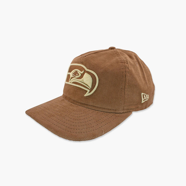 Seattle Seahawks Brown Nostalgic Corduroy Snapback
