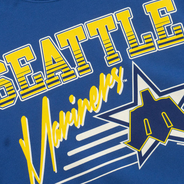 Seattle Mariners Star Logo Royal Crewneck