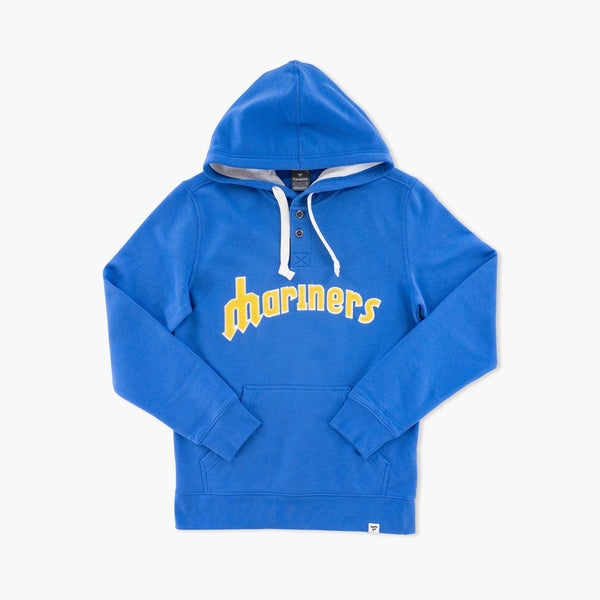 Seattle Mariners Royal Wordmark Hoodie