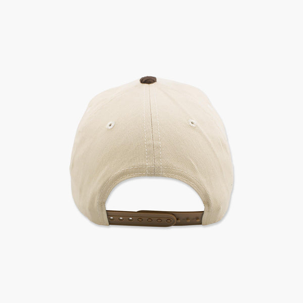 Seattle 206 Cream/Brown Embroidered Snapback