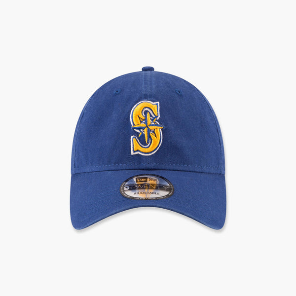 Seattle Mariners Royal 2025 Postseason Side Patch Adjustable Hat