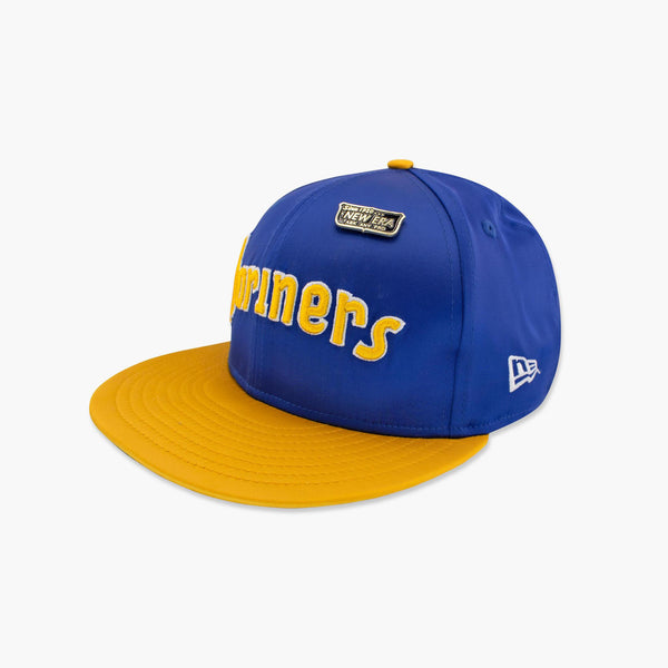 Seattle Mariners Royal Blue Satin Fitted