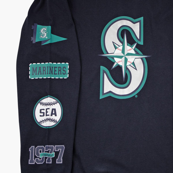 Seattle Mariners True Fan Navy Long Sleeve T-Shirt