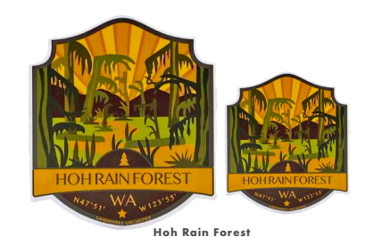 Hoh Rain Forest 2.5" Sticker