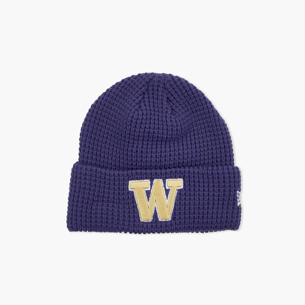 Washington Huskies Purple Waffle Beanie