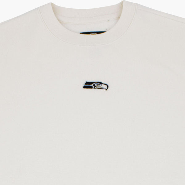 Seattle Seahawks Cream Heavyweight Premium Crewneck
