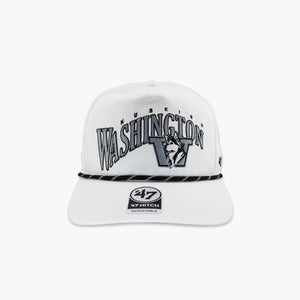 Washington Huskies Wave Speckle White Hitch Snapback