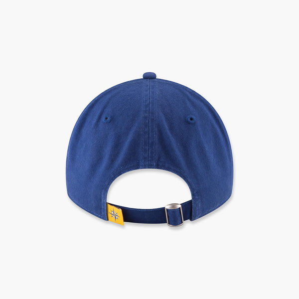 Seattle Mariners Royal 2025 Postseason Side Patch Adjustable Hat