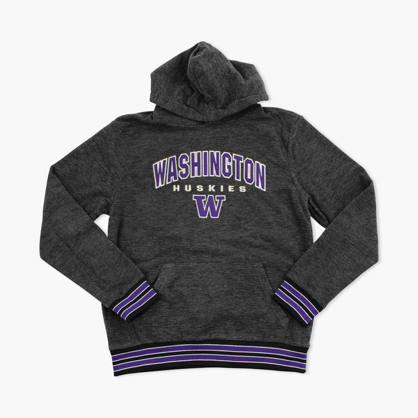 Washington Huskies Arched Charcoal Hoodie