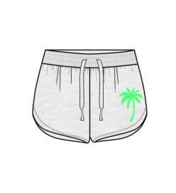 Vacay Vibes Heather Cloud Short
