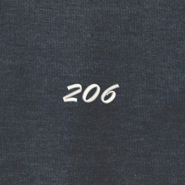 206 Navy Hometown Embroidered Crewneck