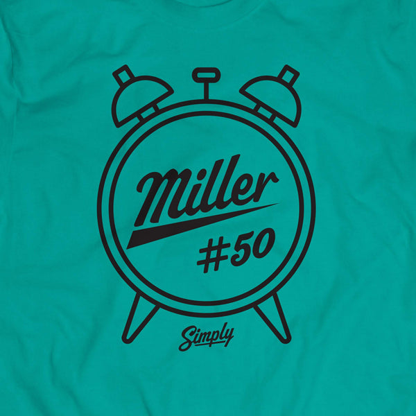 Miller O'Clock Teal T-Shirt