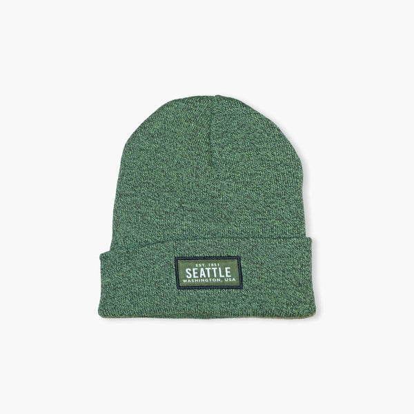 Marled Olive Seattle Beanie