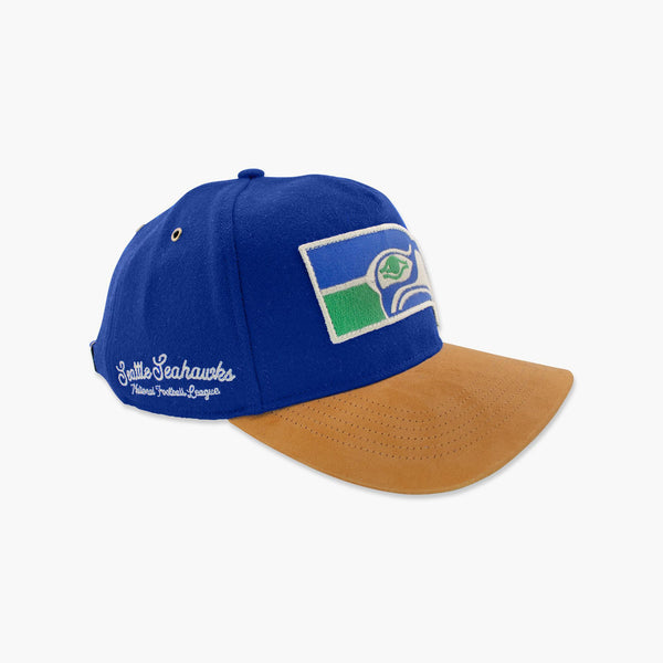 Seattle Seahawks Golden Age Two-Tone Wool Strap back Hat