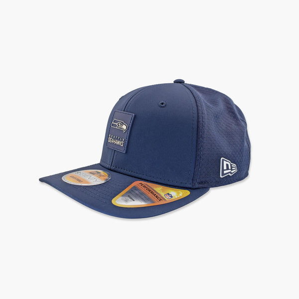 Seattle Seahawks 2025 Sideline Navy Curved Bill Performance Snapback