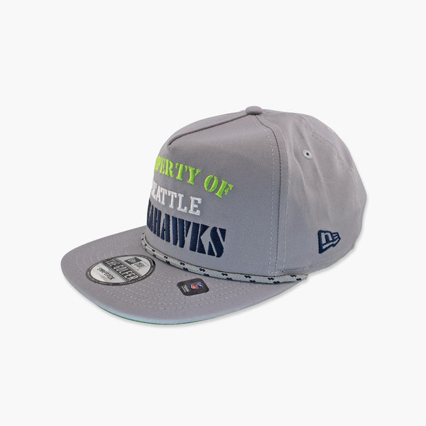 Seattle Seahawks Vintage Grey "Golfer" Snapback