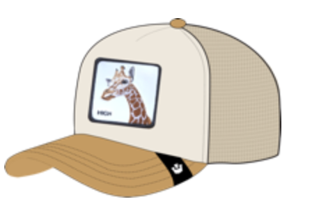 V2 High Khaki Trucker Hat