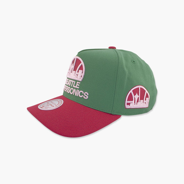 Seattle SuperSonics Rose Gold Pro Crown Snapback