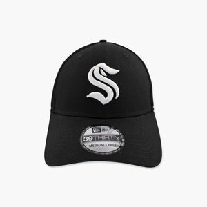 Seattle Kraken Black Mesh FlexFit Hat