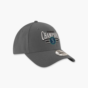 Seattle Mariners Charcoal 2025 Division Champs Replica Adjustable Hat