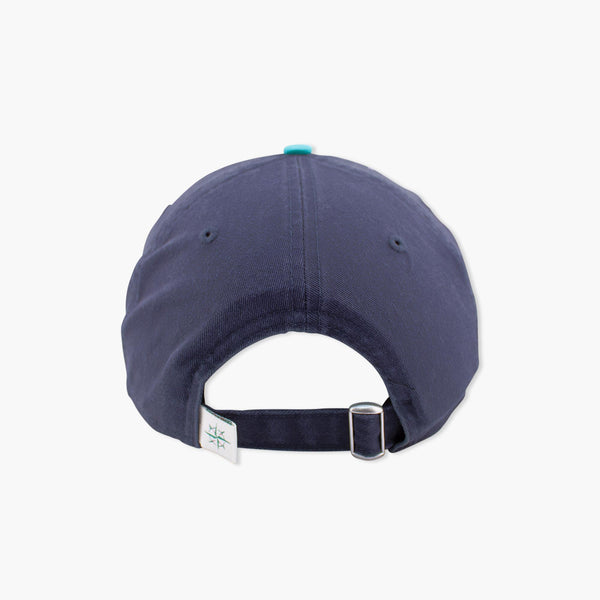 Seattle Mariners 50th Anniversary Patch Navy/Teal Adjustable Hat
