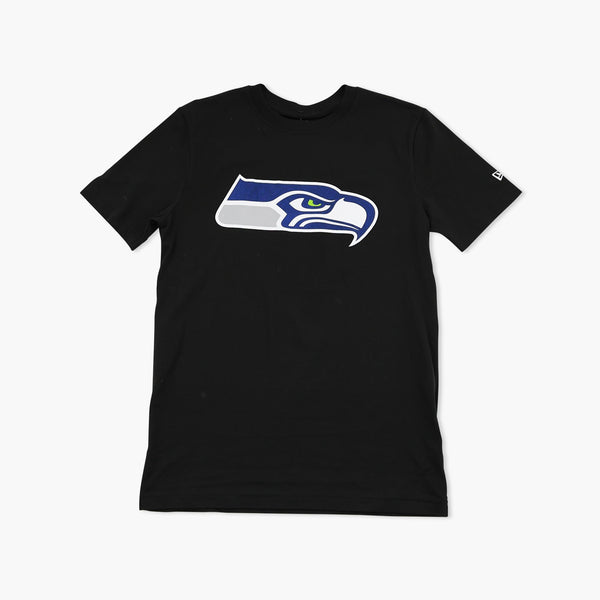Seattle Seahawks Black Primary Logo T-Shirt