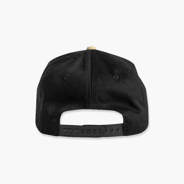 Dad Gang Black & Gold Script Snapback