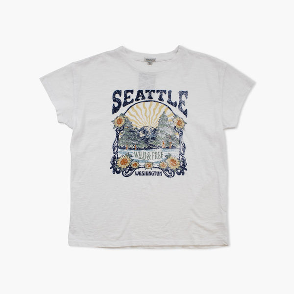 Grower White Seattle Womens T-Shirt