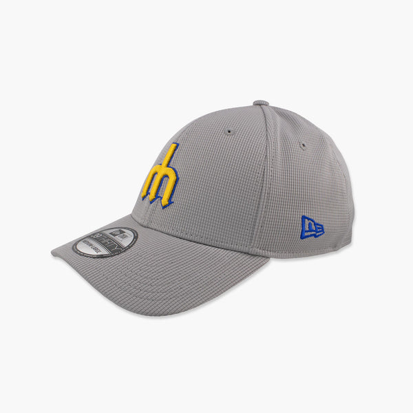 Seattle Mariners Grey Trident Active FlexFit Hat