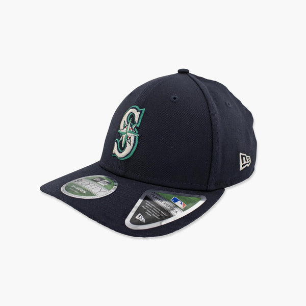 Seattle Mariners Navy Primary Logo Curved Bill Snapback