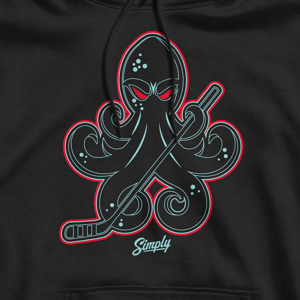 Hocktopus Black Ice Glow In The Dark Hoodie
