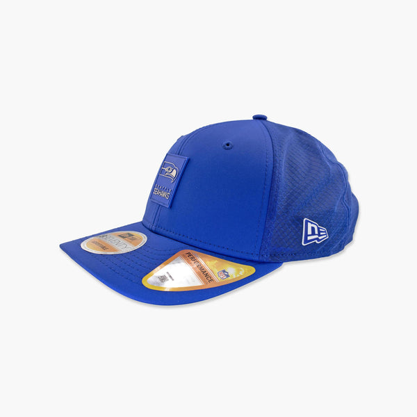 Seattle Seahawks 2025 Sideline Royal Curved Bill Performance Snapback