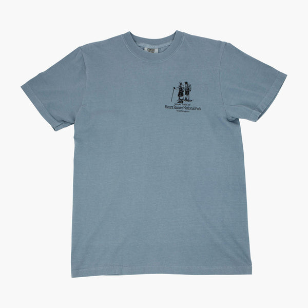 Trail Map Ice Blue Rainier T-Shirt
