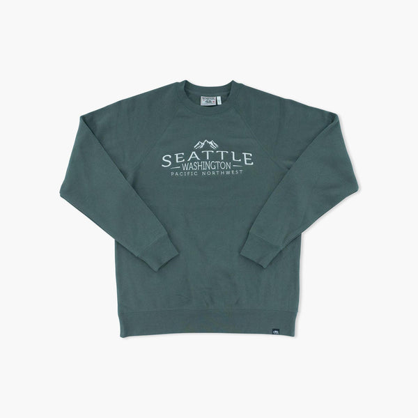 Dry Goods Hunter Green Seattle Crewneck
