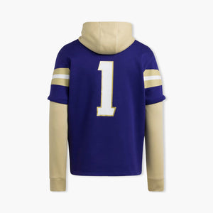 Washington Huskies Adidas Football Jersey Hoodie