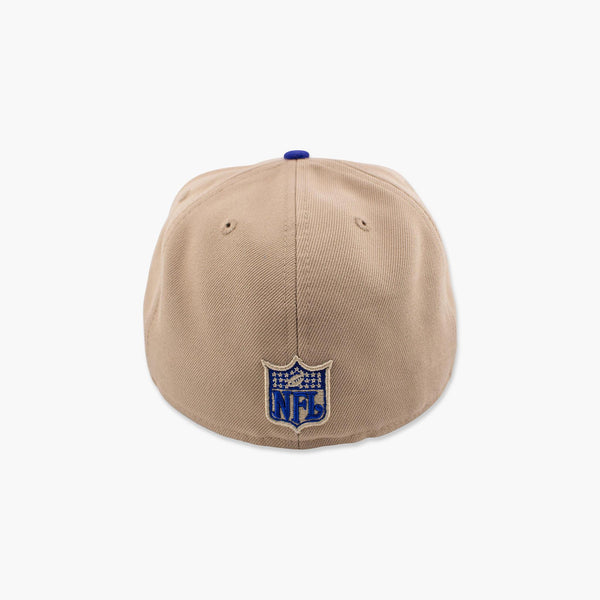 Seattle Seahawks Khaki/Royal Throwback Fitted Hat