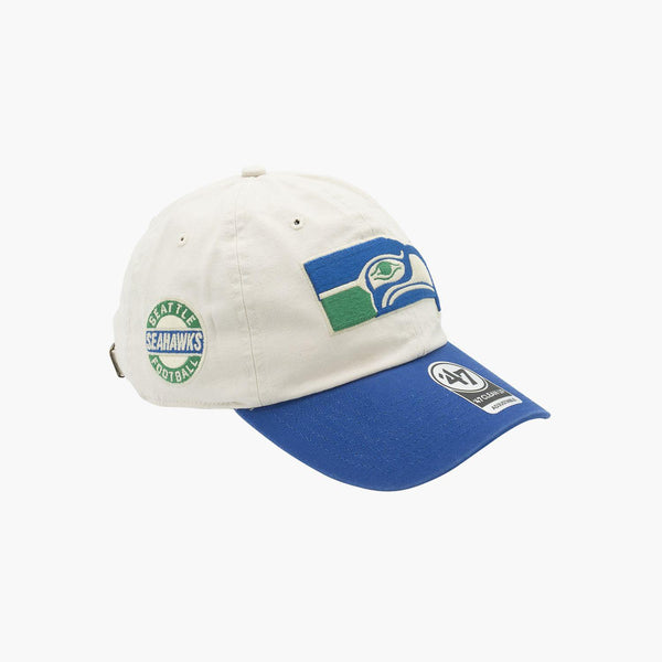 Seattle Seahawks Legacy Bone Grey Sidestep Clean Up Adjustable Hat