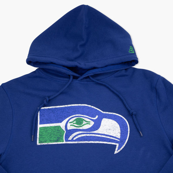 Seattle Seahawks Royal Blue Throwback Hoodie