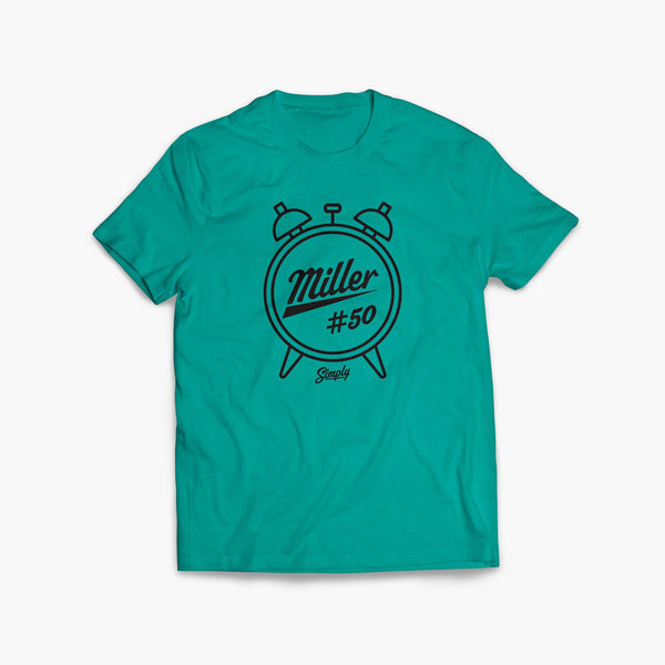 Miller O'Clock Teal T-Shirt
