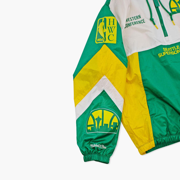 Seattle SuperSonics Team Origins Anorak Windbreaker