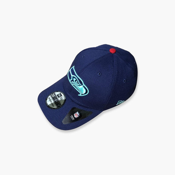 New Era Seahawks Deep Sea Blue / Ice Blue FlexFit Hat