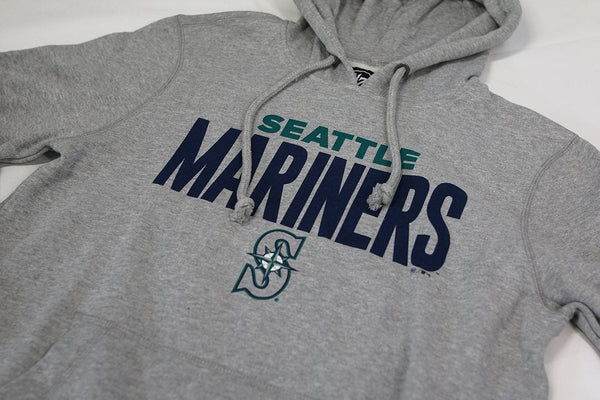 Seattle Mariners Slate Grey Stack Up Headline Hoodie