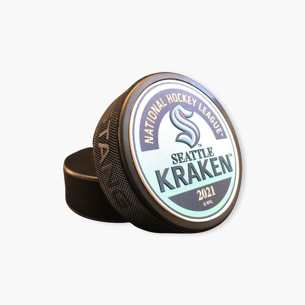 Seattle Kraken Block Hockey Puck