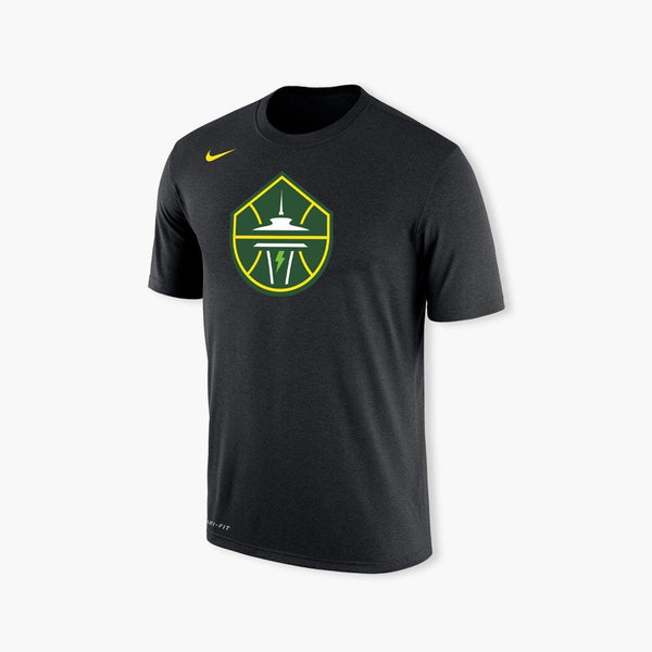 Seattle Storm Neon Logo Black T-Shirt