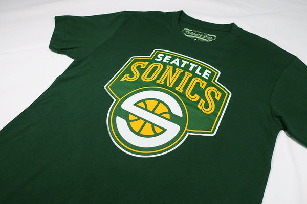 Seattle SuperSonics Dark Green "S" Logo Premium T-Shirt
