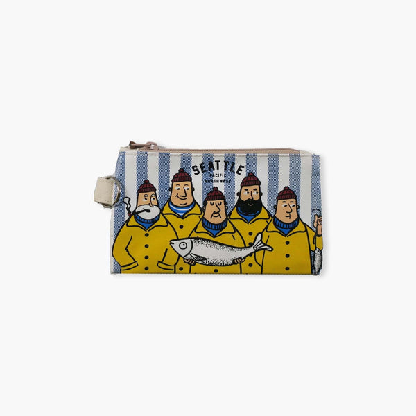 Chalo Seattle Fisherman Vertical Candy Stripe Mini Pouch