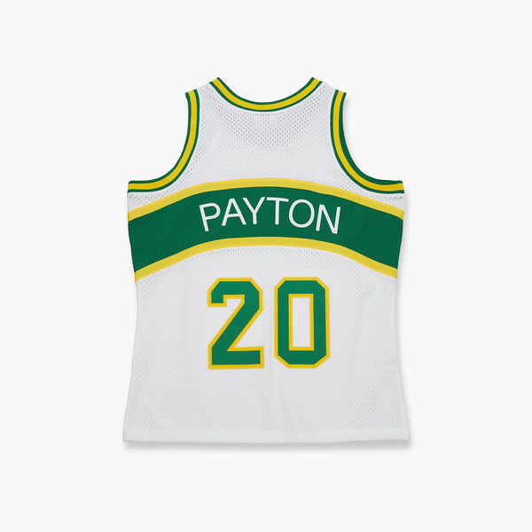 Seattle SuperSonics Gary Payton 1994 White Swingman Jersey